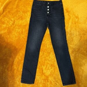 Girls black GUESS jeans